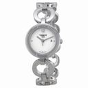 Tissot Pinky White Dial Stainless Steel Ladies Watch T0842101101701
