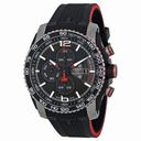 Tissot PRS 516 Black Dial Chronograph Black Rubber Men's Watch T0794272705700