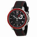 Tissot Quickster Chronograph Black Dial Black Silicone Men's Watch T0954491705701