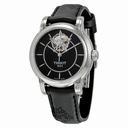 Tissot T-Classic Lady Heart Powermatic 80 Automatic Black Dial Black Synthetic Leather Ladies Watch T0502071705104