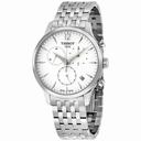 Tissot T-ClassicTradition Chronograph White Dial Stainless Steel Men's Watch T0636171103700