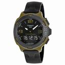 Tissot T-Race Touch Aluminium Black Dial Black Silicon Strap Men's Sports Quartz Watch T0814209705706