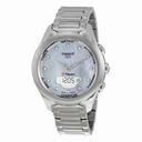 Tissot T-Touch Solar Mother of Pearl Diamond Dial Stainless Steel Ladies Watch T0752201110600
