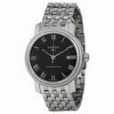 Tissot T-Classic Bridgeport Powermatic 80 Black Dial Stainless Steel Men's Watch T0974071105300