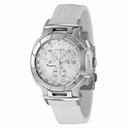 Tissot T-Race Chronograph White Rubber Strap Ladies Watch T0482171701700