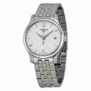 Tissot Tradition Silver Dial Stainless Steel Ladies Watch T0632101103700