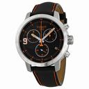 Tissot T-Sport Tony Parker Limited Black Dial Black Leather Men's Watch T0554171605701