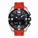 Tissot T-Touch Expert Solar Black Dial Red Silicon Band Men's Quartz WatchT0914204705700