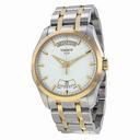 Tissot T-Trend Couturier  White Dial Two-tone Men's Watch T0354072201100