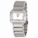 Tissot T-Wave White Dial Stainless Steel Ladies Watch T023.309.11.031.01