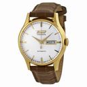 Tissot Visodate Automatic White Dial Brown Leather Men's Watch T0194303603101
