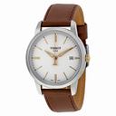 Tissot T-Classic Dream White Dial Brown Leather Men's Watch T0334102601100