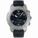 Open Box - Tissot T-Touch Titanium Analog/Digital Multifunction Black Rubber Men's Watch T33.7.598.51