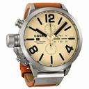 U-boat Classico Beige Dial Brown Leather Steel Men's Watch 2272