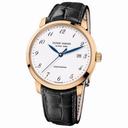 Ulysse Nardin Classico White Enamel Dial 18K Rose Gold Automatic Men's Watch 8152-111-2-5GF