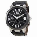 Ulysse Nardin Executive Dual Time Automatic Black Leather Men's Watch 243-00-42