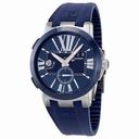 Ulysse Nardin Executive Dual Time Automatic Blue Dial Men's Watch 243-00-3-43