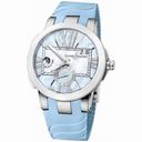 Ulysse Nardin Executive Dual Time Mother of Pearl Dial Diamond Ladies Watch 243-10-393
