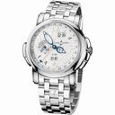 Ulysse Nardin GMT Perpetual Silver Dial 18kt White Gold Men's Watch 320-60-8-60