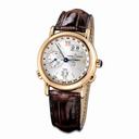 Ulysse Nardin GMT Perpetual Silver Dial Leather Strap Automatic Men's Watch 326-22-31