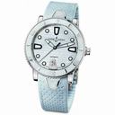 Ulysse Nardin Lady Marine Diver Blue Mother of Pearl Blue Rubber Automatic Ladies Watch 8103-101-3-03