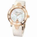 Ulysse Nardin Lady Marine Diver Starry Night Mother of Pearl Diamond 18K Rose Gold Automatic Ladies Watch 8106-101E-3C-20