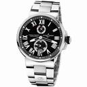 Ulysse Nardin Marine Black Dial Stainless Steel Automatic Men's Watch 1183-122-7M-42