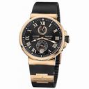Ulysse Nardin Marine Chronometer Black Dial Automatic Men's Watch 1186-126-3-42