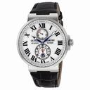 Ulysse Nardin Maxi Marine Automatic White Dial Stainless Steel Men's Watch 263-67-40