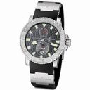 Ulysse Nardin Maxi Marine Chronometer Black Dial Stainless Steel Men's Watch 263-33-3-91