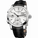 Ulysse Nardin GMT Dual Time Automatic Silver Dial Black Leather Men's Watch 3343126-91