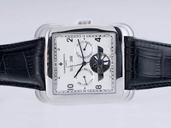Vacheron Constantin Malte 30080/000P-9357 Black Crocodile Leather Strap 38x47mm Watch