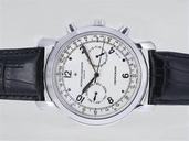 Vacheron Constantin Malte 47120 White Gold Mens Round Stainless Steel Case Watch