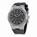 Vacheron Constantin Overseas Chronograph Anthracite Dial Black Leather Men's Watch 49150000W9501