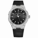 Vacheron Constantin Overseas Lady Black Dial Automatic Diamond Watch 47660000G-9829