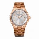 Vacheron Constantin Overseas Silver Dial 18kt Rose Gold Ladies Watch 47560D01R-9672