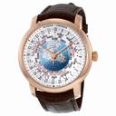 Vacheron Constantin Patrimony Traditionnelle Silver Dial Brown Leather Men's Watch 86060000R-9640