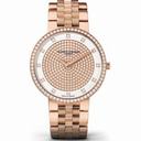 Vacheron Constantin Traditionnelle 18 Carat Pink Gold Center Diamonds Dial Men's Watch 81576/V01R-9695