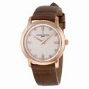 Vacheron Constantin Traditionnelle Silver Dial 18K Rose Gold Ladies Watch 25155000R-9585