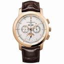 Vacheron Constantin Traditionnelle Silver Dial Brown Alligator Leather Men's Watch 47292000R-9392