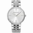 Vacheron Constantin Traditionnelle Silver Dial Diamond Men's Watch 81577V01G-9270