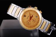 Versace Dv One 11CC9D009SC09 Yellow Dial Round 18K Gold Case Watch