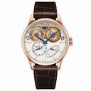 Zenith Academy Georges Favre-Jacot Automatic Silver Grained Dial Brown Leather Men's Watch 18.2210.4810/01.C713