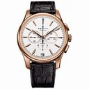 Zenith Captain Chronograph Silver Dial Rose Brown Leather Men's Watch 18.2111.400/01.C498