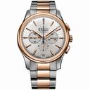 Zenith Captain Chronograph Silver Dial Stainless Steel 18kt Rose Gold Men's Watch 51211240001M2110