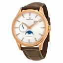 Zenith Captain Moonphase Silver Dial 18kt Rose Gold Men's Watch 18214369101C498