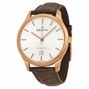 Zenith Captain Port Royal Silver Dial Brown Alligator Men's Watch 182020300101C498