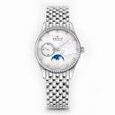 Zenith Captain Ultra Thin Mother of Pearl Dial Moonphase Ladies Watch 16231069281M2310