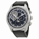 Zenith El Primero Chronomaster Open Grande Black Dial Black Leather Men's Watch 03.2160.4047/21.C714