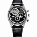 Zenith El Primero Tourbillon Chronograph Black Dial Black Leather Men's Watch 03.2050.4035/21.C714